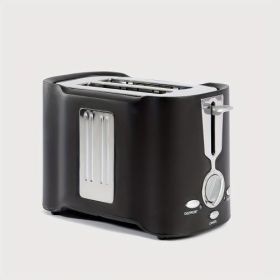 (FST-MBJ-110V)2 Slice Toaster, Quick & Even Results Every Time, Wide Slots Fit Any Size Bread Drop-Down Crumb Tray for Easy Clean Up, Stainless S (FST-MBJ-110V)2 Slice Toaster, Quick & Even Results Every Time, Wide Slots Fit Any Size Bread Drop-Down Crumb Tray for Easy Clean Up, Stainless S